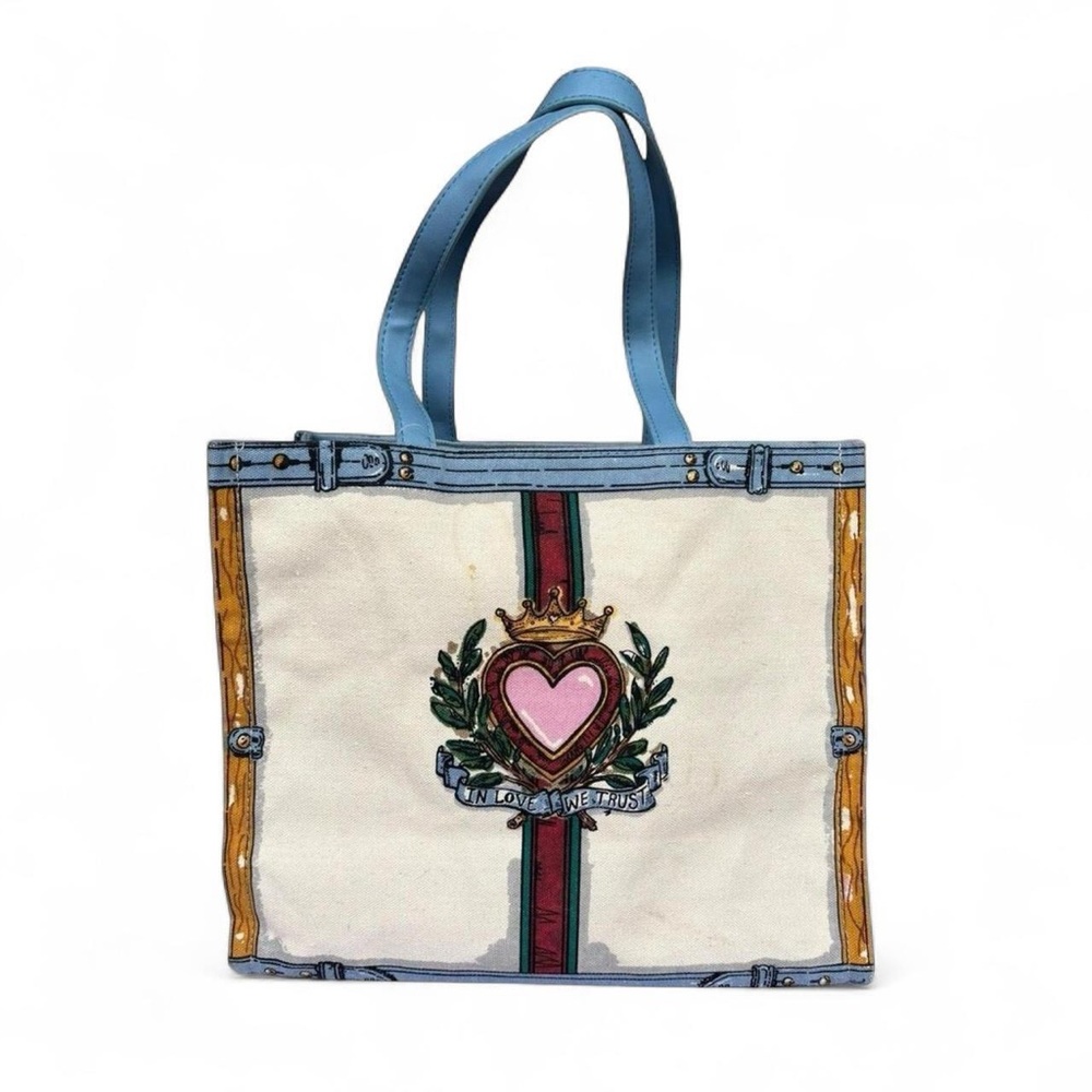 Brighton “In Love we Trust” Tote (Tom Clancy Collaboration/Queen of Hearts Theme - Picture 3 of 7